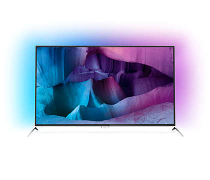 Niezwykle smukły telewizor LED 4K UHD z systemem Android