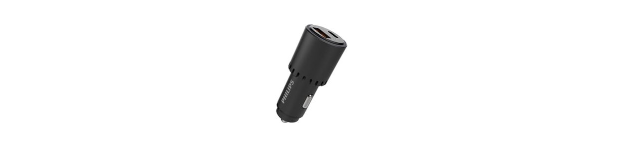带 2 个 USB 端口的车载充电器