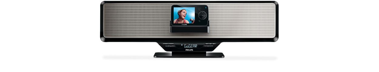 Ascolta musica dal tuo GoGear con un'incredibile potenza audio