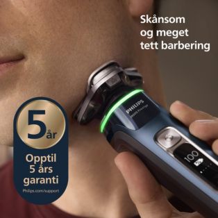 i9000 Prestige Våt og tørr elektrisk barbermaskin med SkinIQ