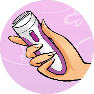 Depilador seguro e eficiente para um corte rente