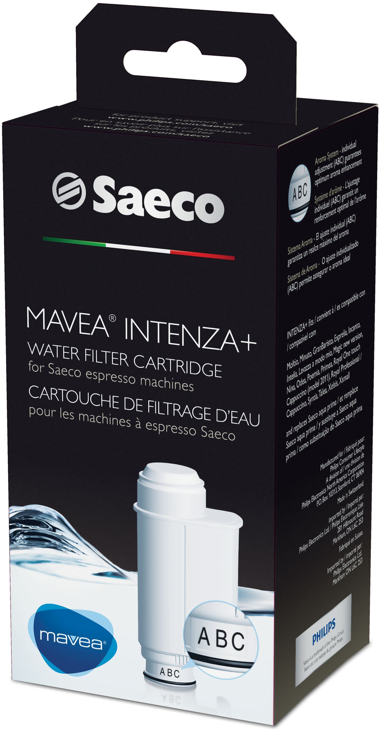 Philips Saeco CA6702/00 Brita Intenza+ Water Filter Cartridge for Espresso  Machines