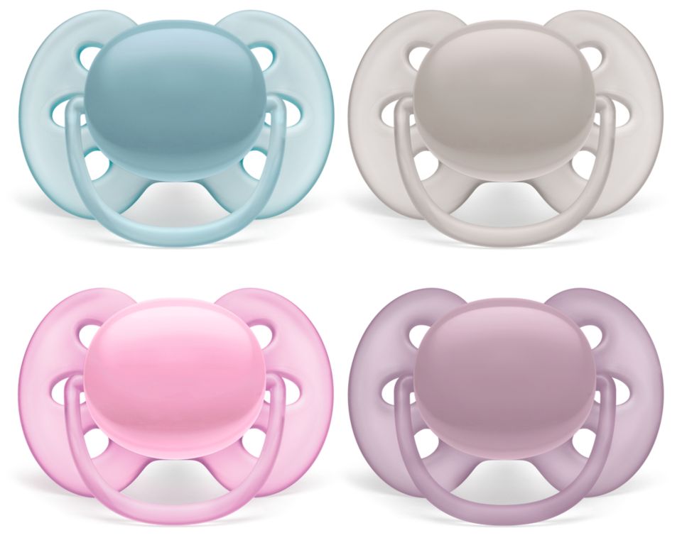 Avent Ultra Soft sucette 0-6 mois - 2 pièces SCF222/01 –  e-shop-laboiteadoudous.be