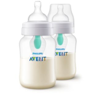 Anti-colic bottle with AirFree vent