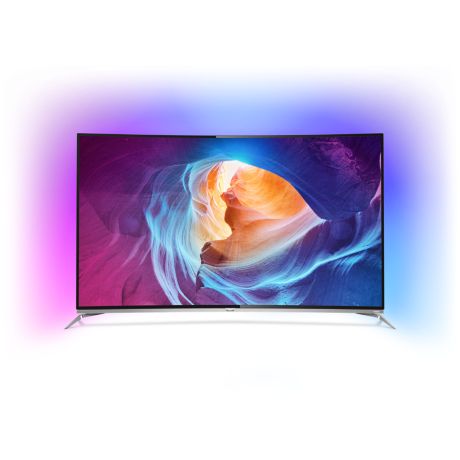65PUS8700/12 8700 series 4K Curved LED-TV met Android TV™