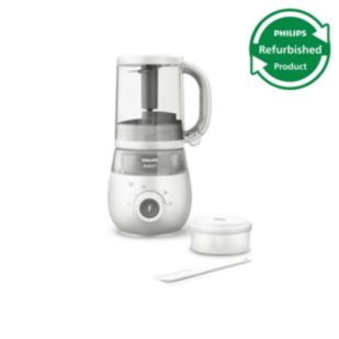 Premium Reconditionné Robot cuiseur vapeur-mixeur 4 en 1