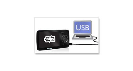 Recharge de batterie sur PC par USB