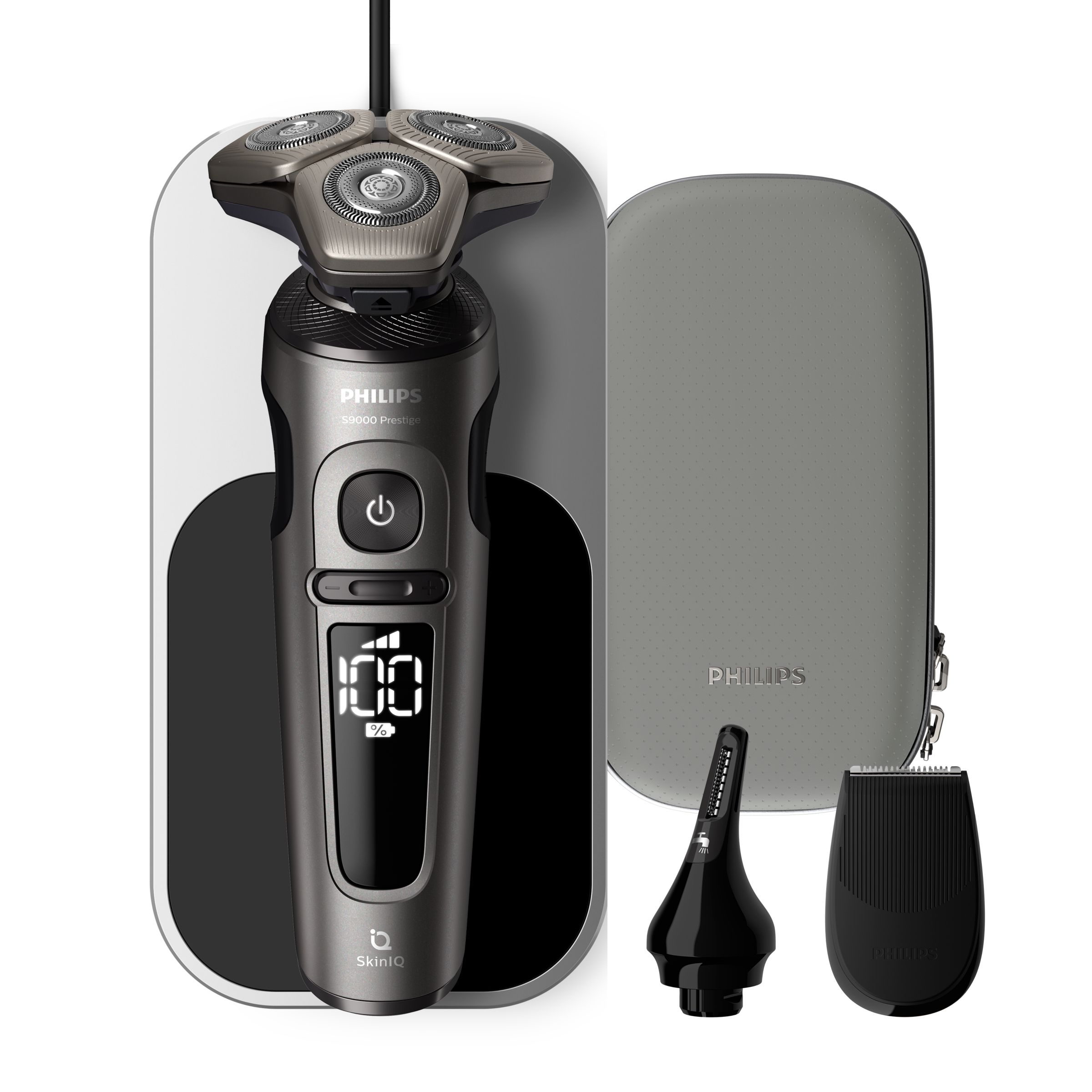 Philips Shaver S9000 Prestige - Elektrický Holicí Strojek Wet & Dry Se SkinIQ - SP9872/15