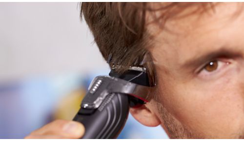 18 Schnittlängen (3 bis 20 mm) für einen gleichmäßigen Haarschnitt