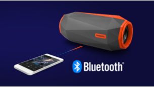 Wireless music streaming via Bluetooth