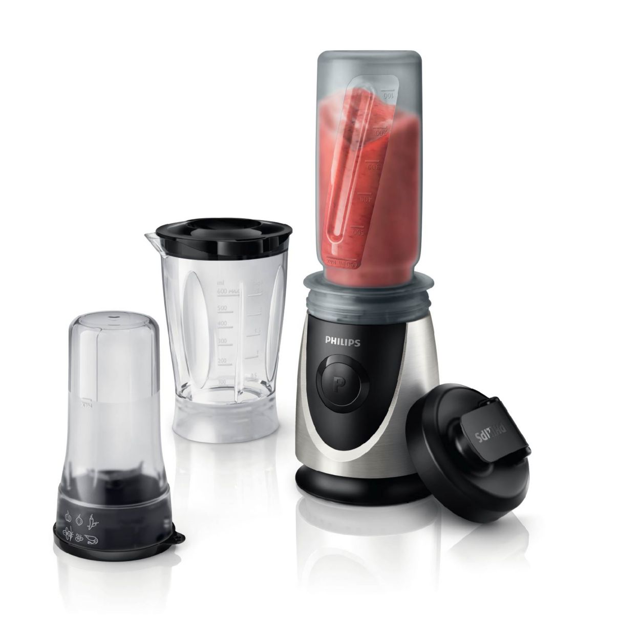 Comprar Philips Daily Collection Minibatidora de 350 W con vaso portátil