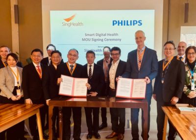 SingHealth and Philips MOU signing ceremony