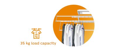 Đáp ứng nhu cầu phơi quần áo của cả gia đình