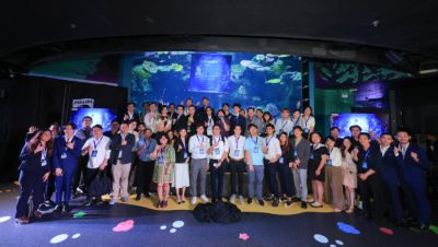 ภาพถ่ายกลุ่มในงานเปิดตัว Azurion Release 3.0