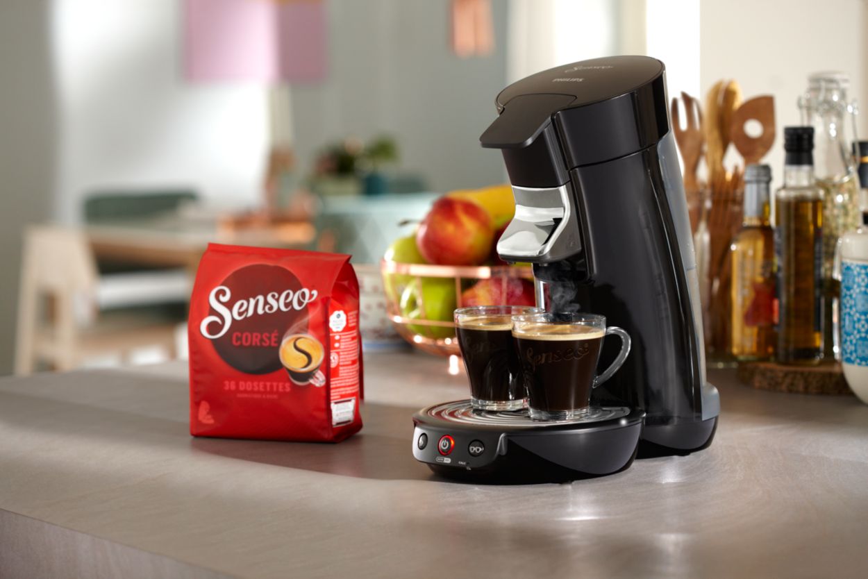Philips Senseo Viva Café HD7829 - Machine à café - 1 bar - 6 tasses - rouge  monza - Achat & prix
