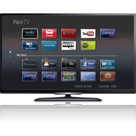 50PFL4909/F7  4000 series LED-LCD TV
