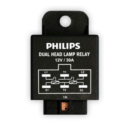 Philips Dual headlamp relay w/o wires