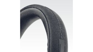 In nylon-gewikkelde hoofdband van roestvrij staal voor maximaal comfort