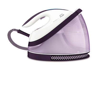 Powerful ironing with pressurised steam
