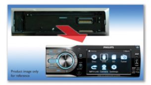 Detachable front panel and blackout for anti-theft security