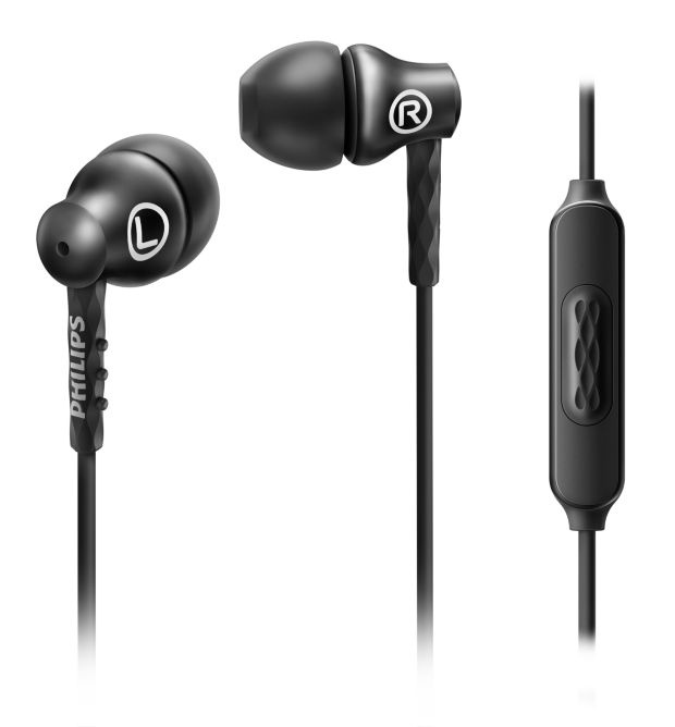 In-ear headphones with mic
