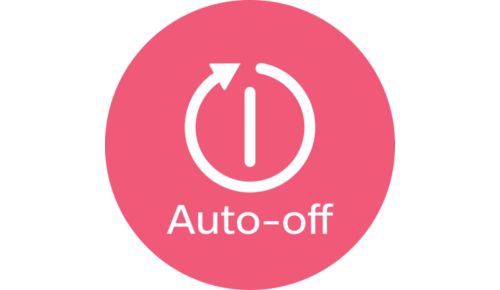 Spegnimento automatico per un utilizzo sicuro