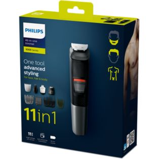 Multigroom series 5000 11-in-1, für Gesicht, Haare und Körper
