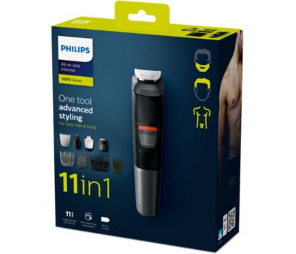 TUPI S.A. - CORTADOR DE BARBA PHILIPS MG5730/15 DUAL CUT 11ACC LAVABLE  80M/16H 100-240V