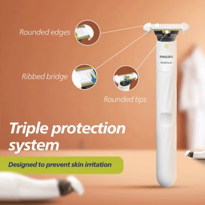 Philips OneBlade Intimate with triple protection