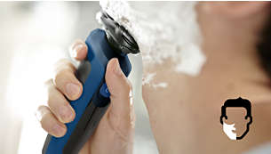 Velg en praktisk tørr eller forfriskende våt barbering