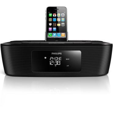 Clock radio for iPod/iPhone