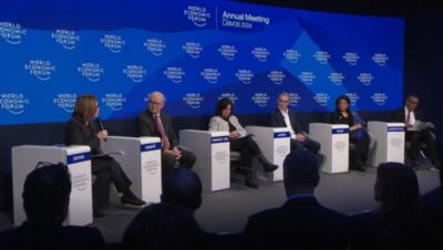 Paneldiscussie op het World Economic Forum