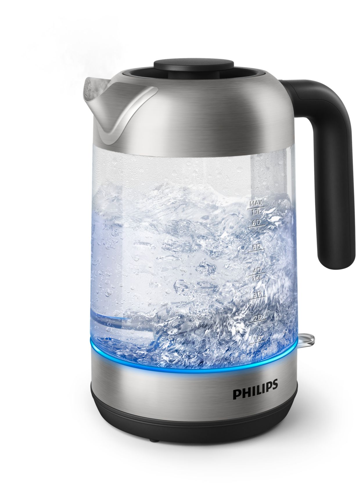 Series 5000 Glazen waterkoker - licht, 1,7 liter Philips