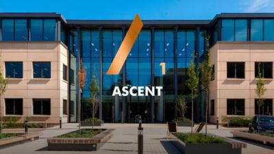Exterior view of the Ascent 1 building in Farnborough, Hampshire, home to Philips UK and Ireland’s new headquarters