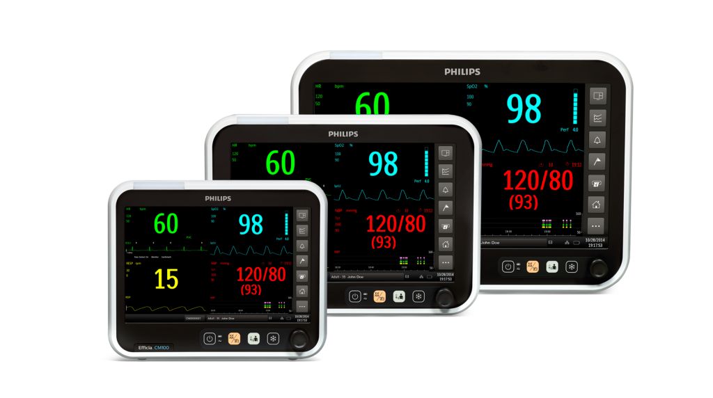 A range of screen sizes