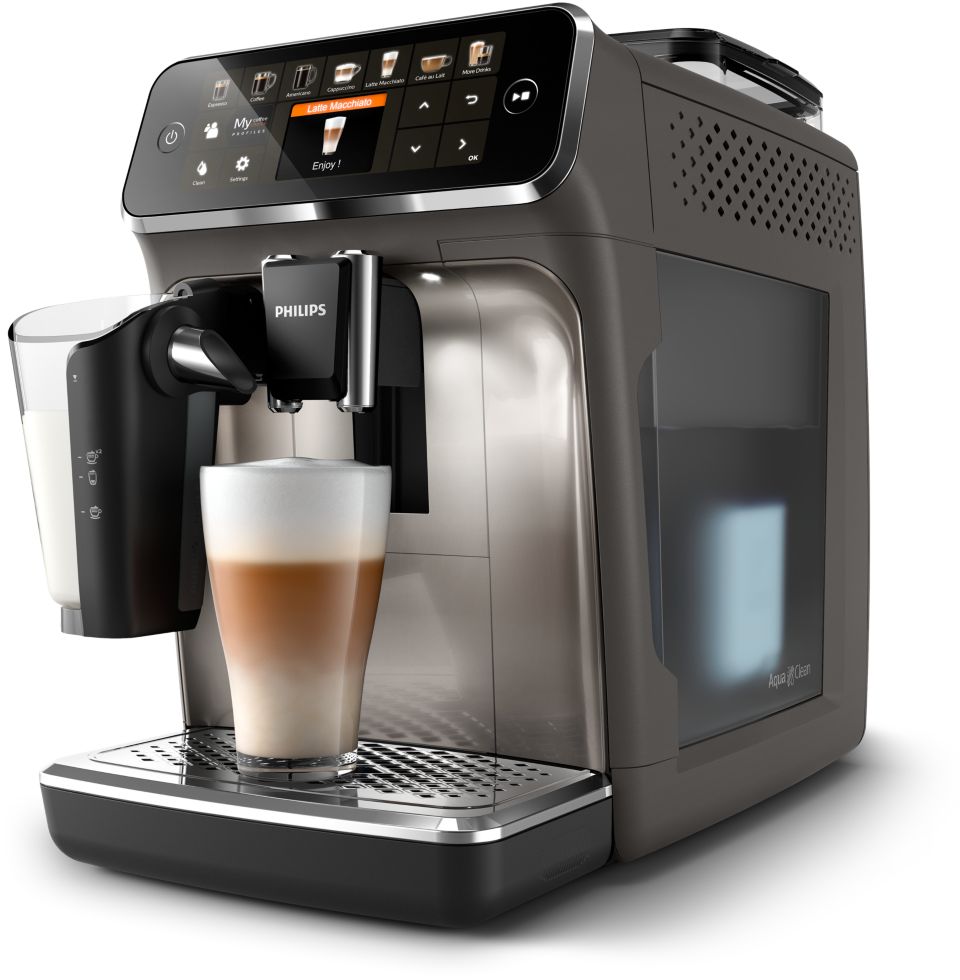 een gebied grens Philips 5400 Series Volautomatische espressomachines EP5444/90 | Philips