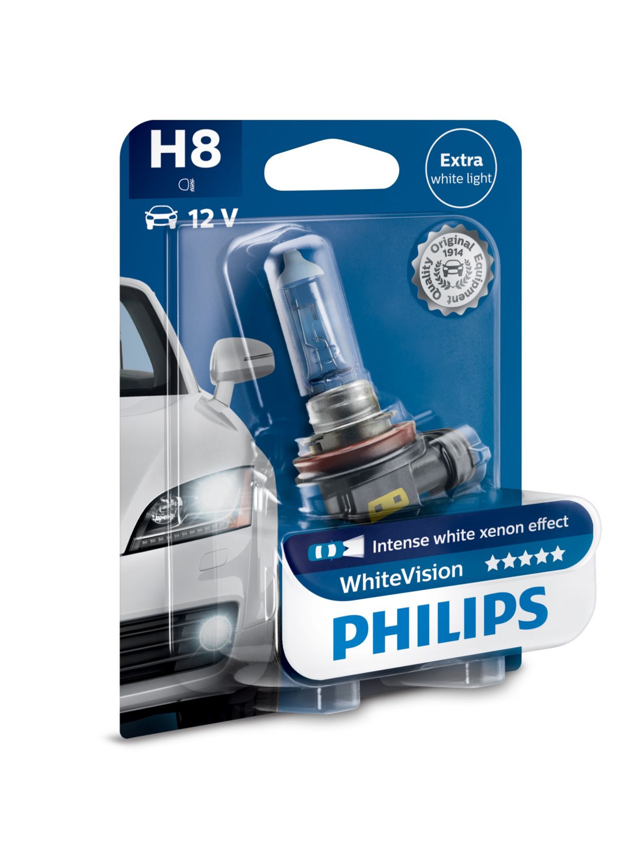 WhiteVision Headlight bulb<br> 12360WHVB1