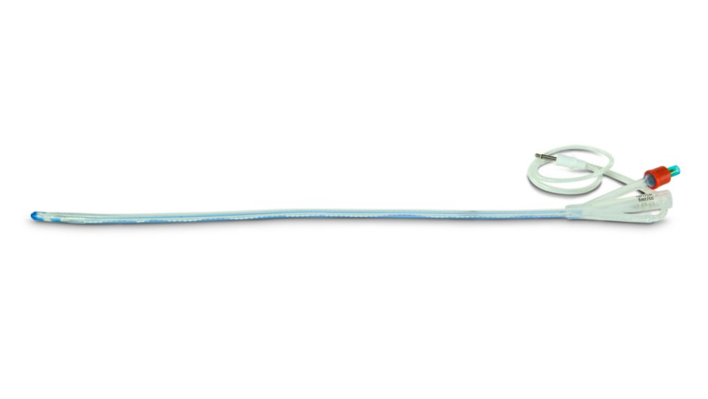 Foley catheter temperature probe, disposable