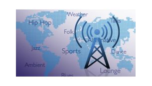 Miles de estaciones de radio por Internet gratuitas