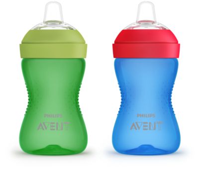 Sportee Toddler Water Bottle with Handle, Girl — 12m+, 2ct