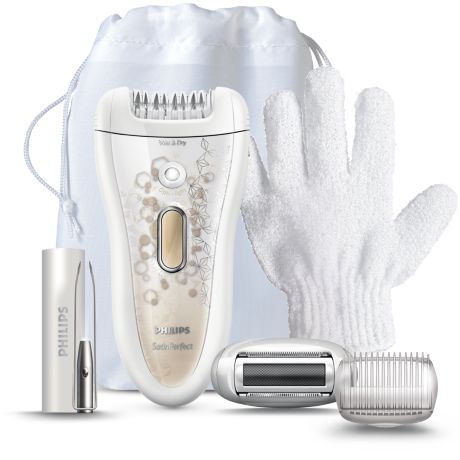 HP6585/01  Epilator til våt og tørr bruk