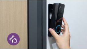 Detach your doorbell easily with just one click on the app