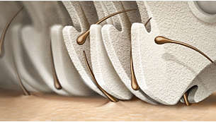 Głowica depilująca z wyjątkowego ceramicznego materiału zapewnia pewniejszy chwyt