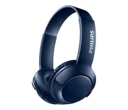 Wireless On Ear Headphone with mic SHB3075BL 00 Philips