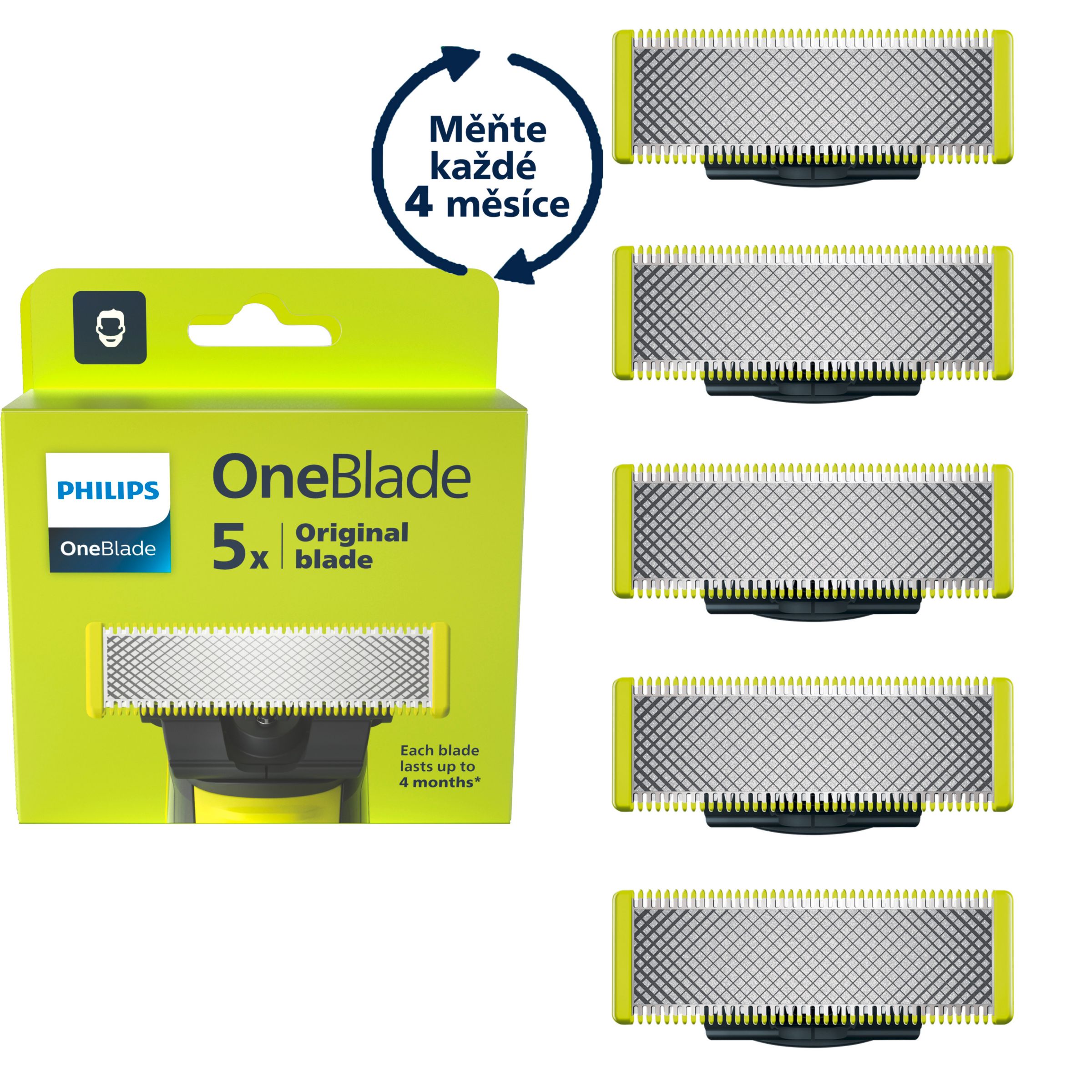 Philips OneBlade - Náhradní Břit - QP250/50