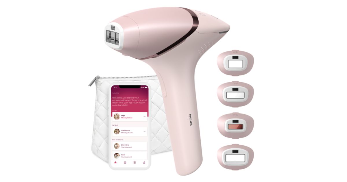 Lumea IPL 9000 Series IPL Hair removal device with SenseIQ BRI957