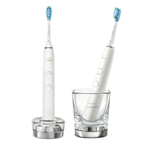 HX9914/55 Philips Sonicare DiamondClean 9000 2x Elektrische sonische tandenborstels met app - Wit