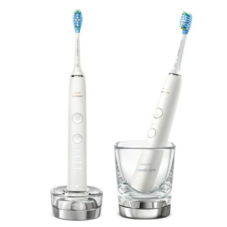 HX9914/55 Philips Sonicare DiamondClean 9000 2x Elektrische sonische tandenborstels met app - Wit