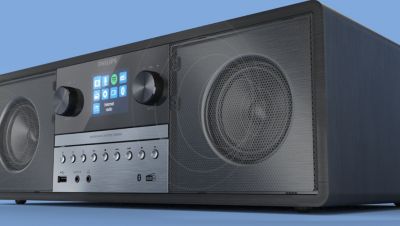 Integrated bass-reflex speaker system