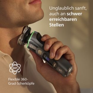 i9000 Prestige Ultra Elektrischer Nass- & Trockenrasierer mit SkinIQ Pro